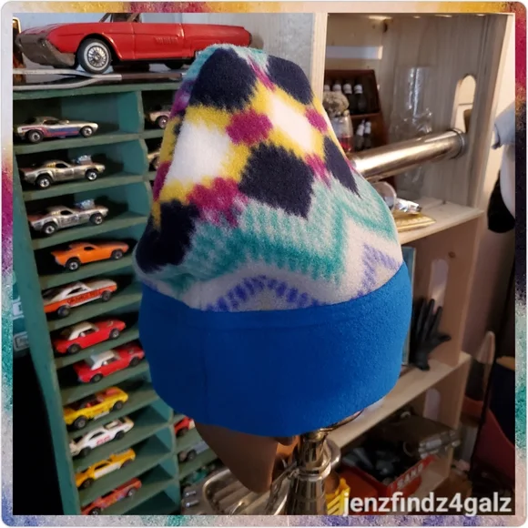 NWOT Patagonia Synchilla Aztec Synchilla Fleece Beanie Hat Timber Twist Small